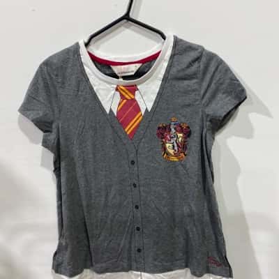 Peter AlexanderHarry Potter  Unisex  Size S Short Sleeve Shirt Grey 