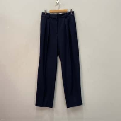 Tommy Hilfiger Womens  Size 8 HighWaist / Wide Leg Pants Navy Blue 
