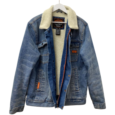 Superdry Mens  Size XXL Denim Jacket Blue 
