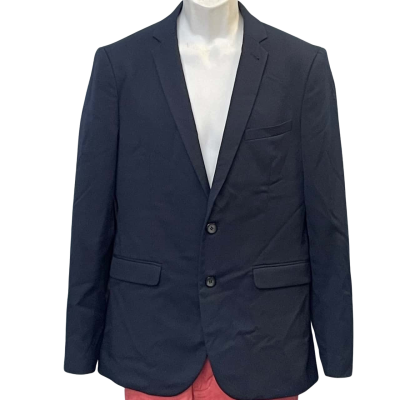 Connor Mens Size 38 Suit Jacket Navy Blue