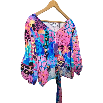 Proud Poppy Clothing Womens  Size 20 Blouse Black  / Blue / Orange / Pink  
