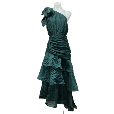 Sheike Womens Size 16 Casablanca Dress Peacock Green 