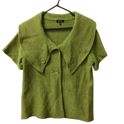 See Saw Womens  Size M Cropped Jacket Green Wool D