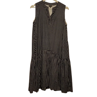 Clarity Womens  Size XS Casual Dress Navy Blue / White 