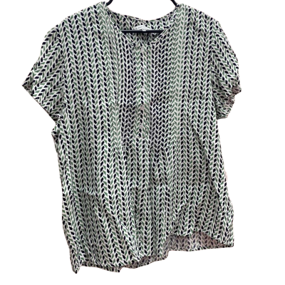 Black Pepper Womens  Size 18 Blouse Green / Multicoloured 