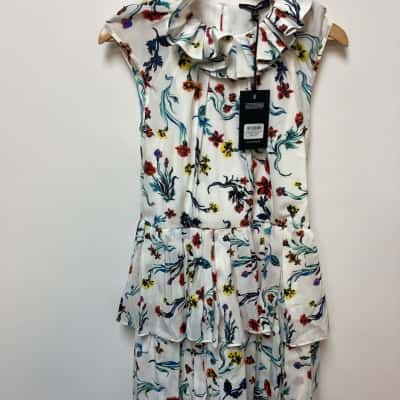 LIFE with BIRD Womens  Size 8 Floral Dress / Sleeveless Dress  Black  / Blue / Floral / Pattern / Red / Teal / Yellow 