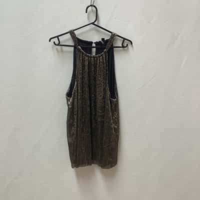 Forever New Womens  Size L Black  / Pattern 