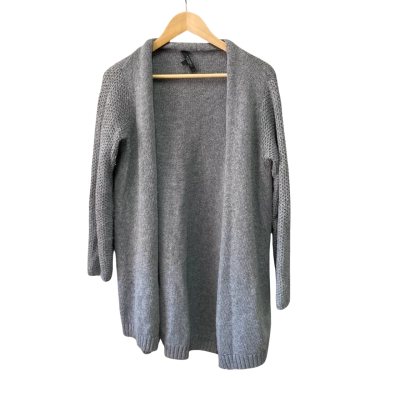 Weekend Max Mara Womens  Size S Longline Cardigan Grey 