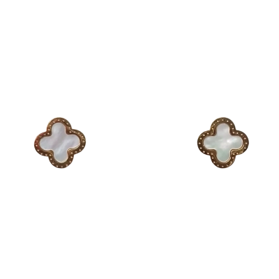  Women's Mother of Pearl Floral Earrings 