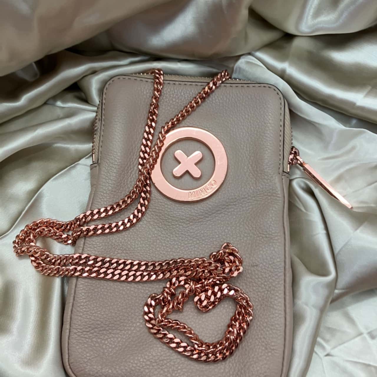 Mimco Womens Cross Body Bag Beige (s)