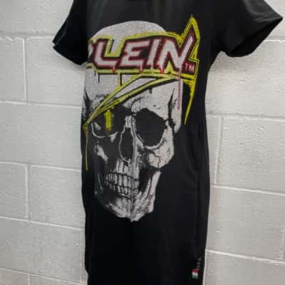 Phillip plain black  Womens  Size M dress with skull 