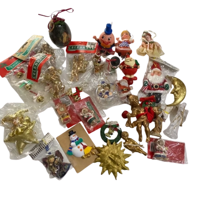 Assorted Retro Christmas Decorations 