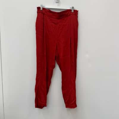 Sass & Bide Satin Pants - Size 14 