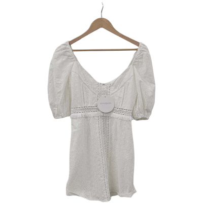 Esther & Co Womens  Size 8 Mini Dress / Party Dress White 
