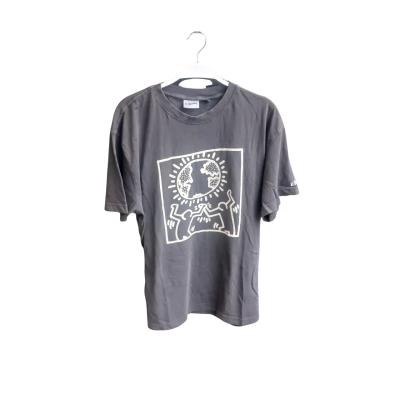 Keith Haring Unisex T.Shirt Size L Grey
