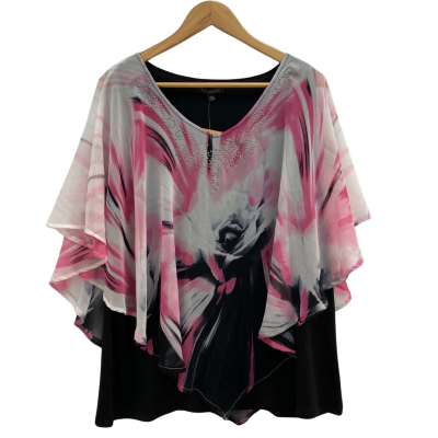 Liz Jordan Violet Kaftan Top.  Size XL.  New with tags