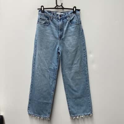 Nobody Denim Womens  Size 37 High Waisted Pants / Straight Leg Pants Blue 