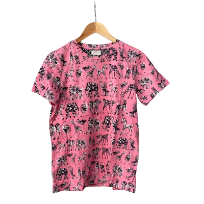  By Malene Birger Womens  Size M Short Sleeve Top Pink  