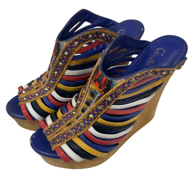 Camilla Platform Wedges Size 6