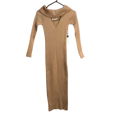 ASTR The Label Womens  Size XS Bodycon Dress / Long Sleeve Dress Brown 