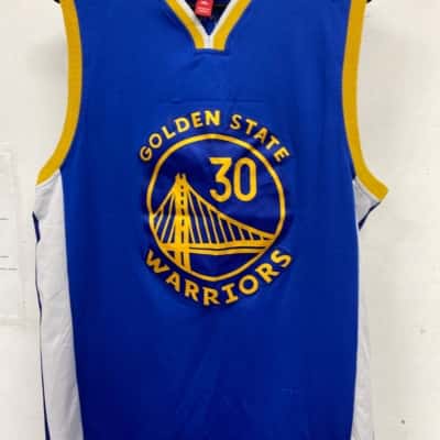 Golden state warriors NBA Mens  Size XL Jersey Blue / White / Yellow 