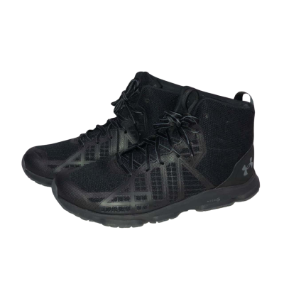 Under Armour Micro G Strikefast Mid 'Black Pitch Grey' Shoes Size USA 11/ UK 10/ EUR 45/ 29CM