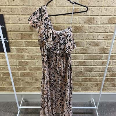 Ebby And I Womens Rebekah one shoulder dress Size 12 