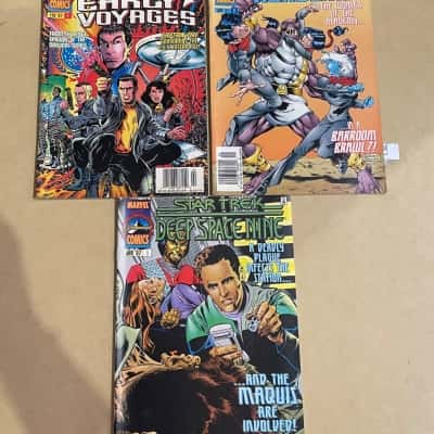 Bundle of 3 90s Star-Trek Comics