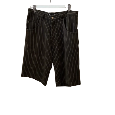 Dexter Mens  Size 30 Tailored Shorts Brown / Pinstriped 
