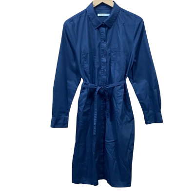 Sportscraft Navy Blue Shirt Dress Size 14