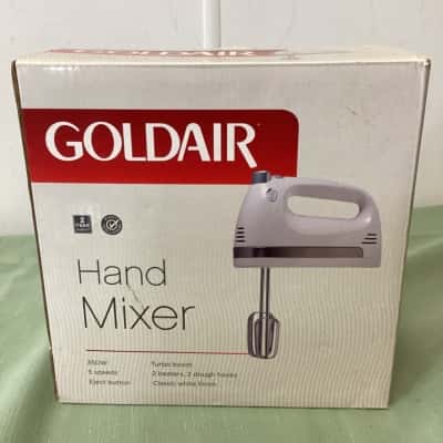 Goldair Hand Mixer GHM250 – 350W, 5 Speed, Turbo