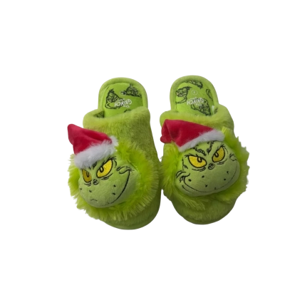 The Grinch Size 36 Green slippers 