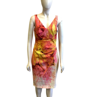 BNWT Karen Millen Women's Size 14 Sleeveless Midi Dress  Floral 