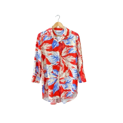 Sussan Size 6 3/4 Sleeve Shirt Beige/Blue/Grey/Maroon/Multicoloured/Pattern/Red BNWT