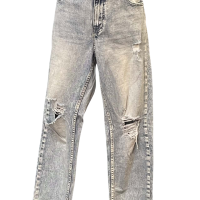 Decjuba Womens Size 10 Distressed Jeans/Mid Rise Jeans Blue