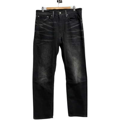 Levis Men’s Size 34x30 522 Black Denim