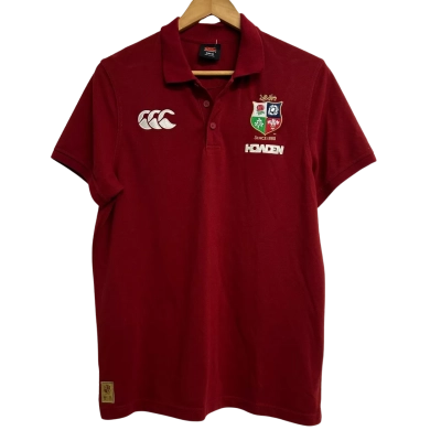 Canterbury Womens Size M Red Polo Shirt 