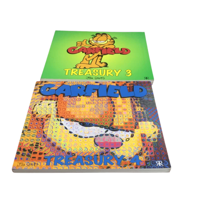 RR GARFIELD TREASURY 3 AND 4- JiM DAViS. Multicoloured. 40 X 30 CM