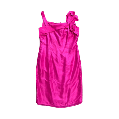 Anthea Crawford Hot Pink Cocktail Dress Size 14  
