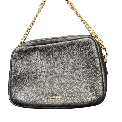 Michael Kors Womens ‘Bryant’ Handbag Black pebbled leather 23cm