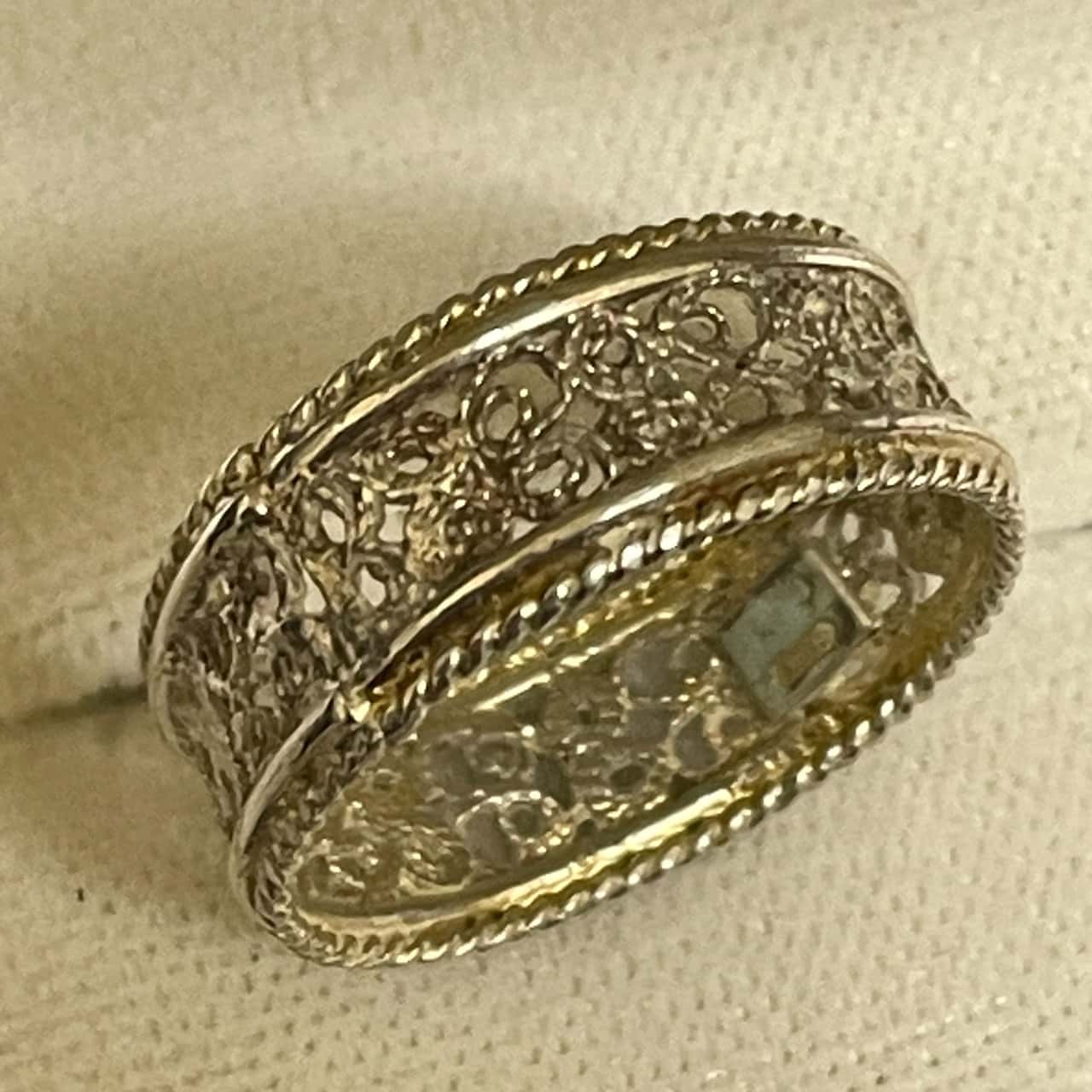 Women's Vintage Silver, Pattern Ring (s)