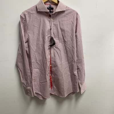 Autograph Mens  Size 41 Long Sleeve Shirt Checked 