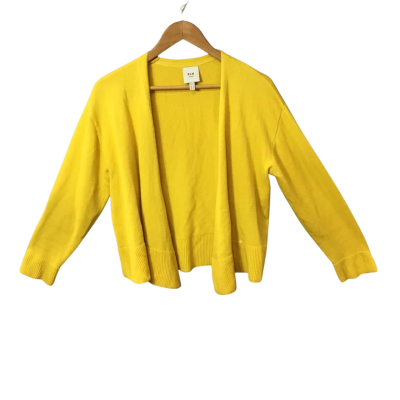 Women’s Size 10 Yellow ELK Open Cardigan 