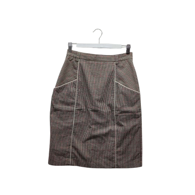 One Up Golf Womens Size 10 Checked Multicoloured Skirt