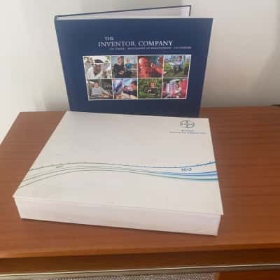 Bayer: The Inventor Company 150 Years: Thousands of Innovations with slip case