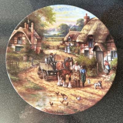 Brand New Wedgwood Early Morning Milk Collectable Plate 1991 (B22) 