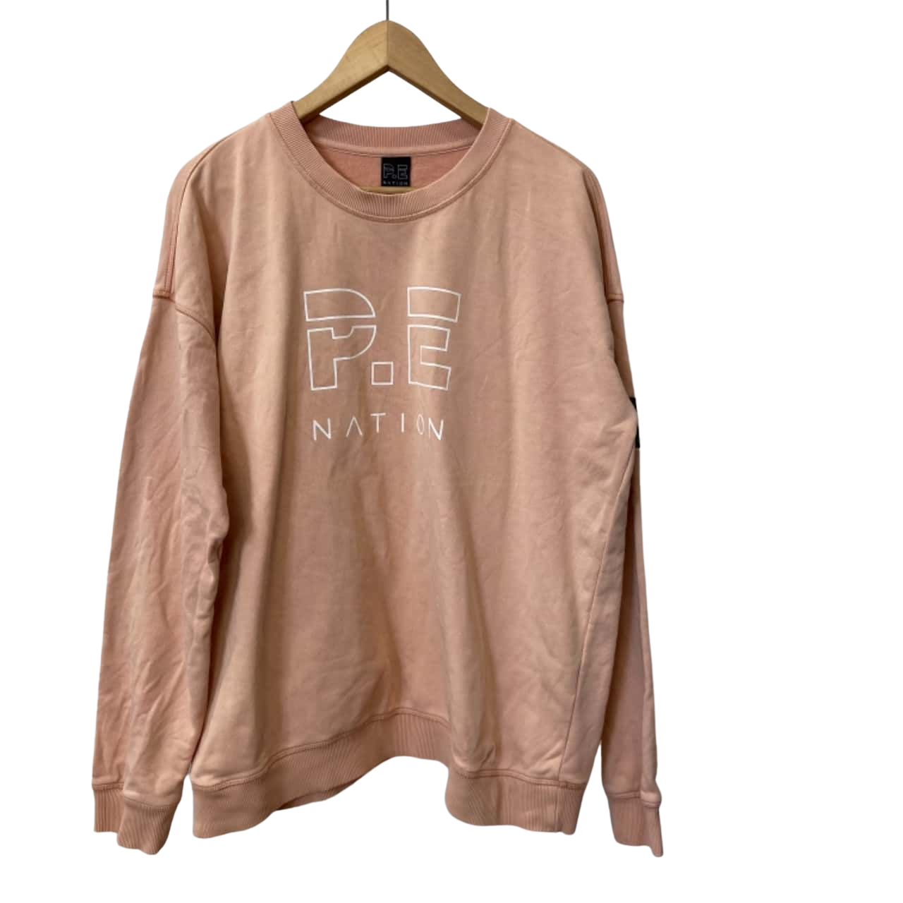P.E Nation Womens Size L Jumpers Peach(s)
