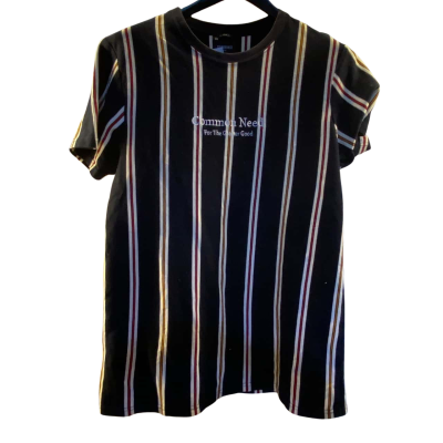 Common Need Mens  Size M Black  t-shirt 