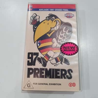 Adelaide crows 1997 grand final VHS tape