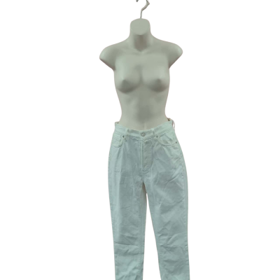 Scanlan Theodore Womens  Size 25 High-Waisted Jeans / Slim Fit Jeans White 